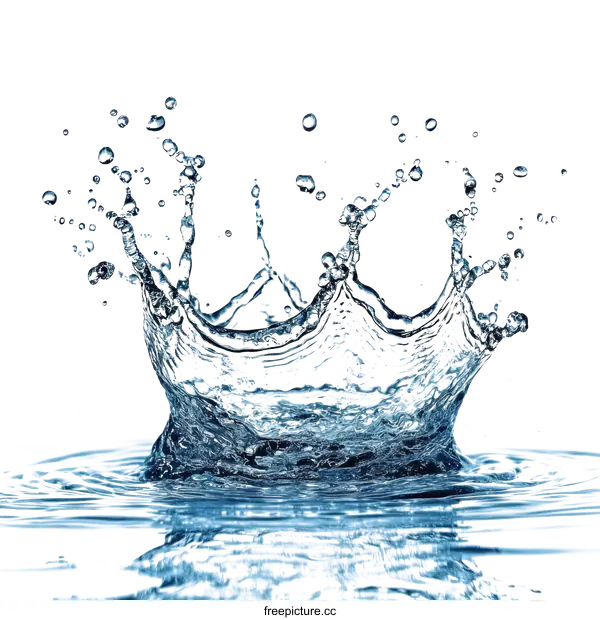 [Transparent Background PNG]Water Splash Abstract Image