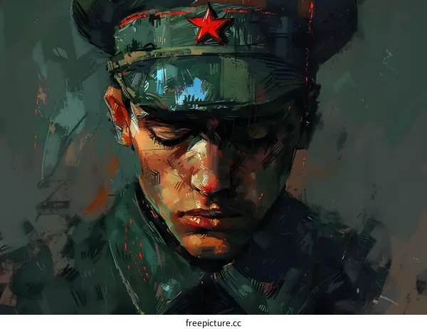 Portrait of a Young Soldier