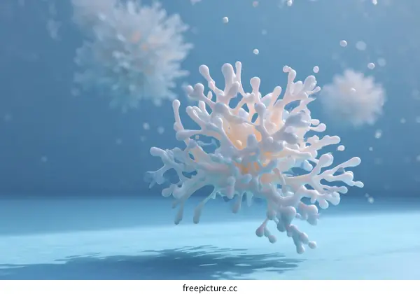 Abstract Milk Splash Illustration