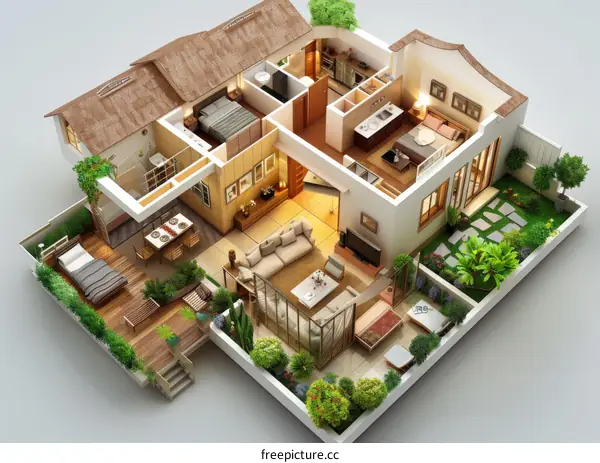 Interior Design Effect Picture