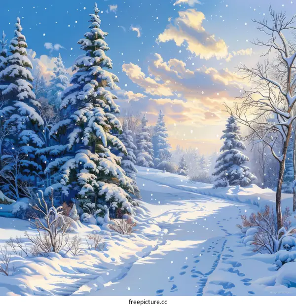 Snowy Forest