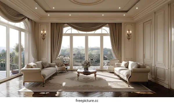 European style living room