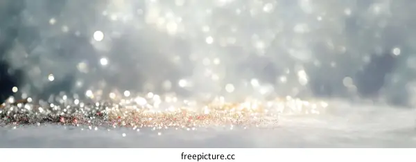 Elegant Silver Sparkling Background