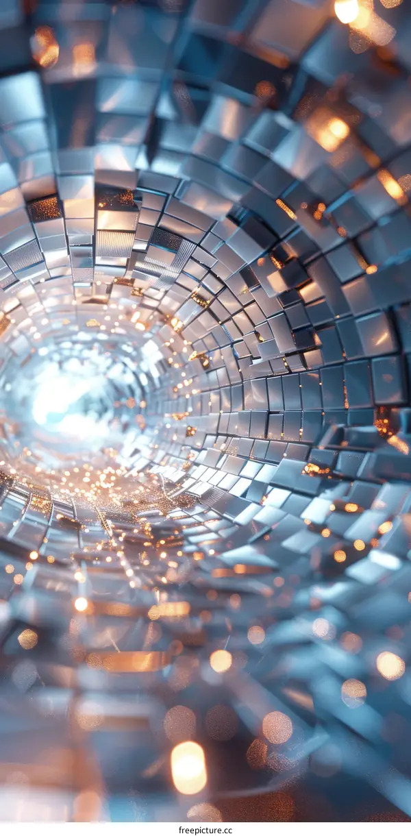 Futuristic Sci-Fi Tunnel