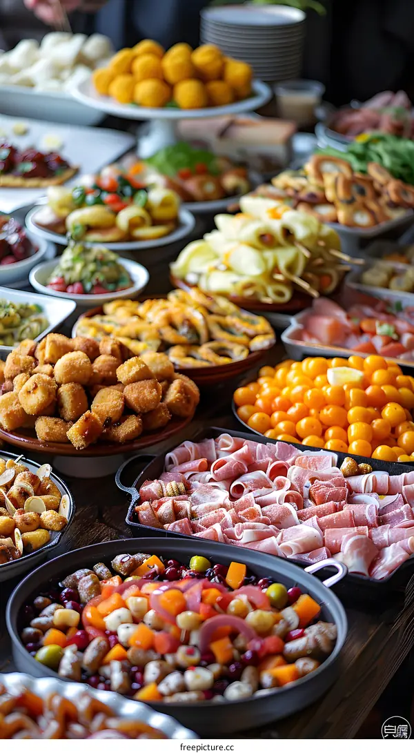 A table full of delicious food