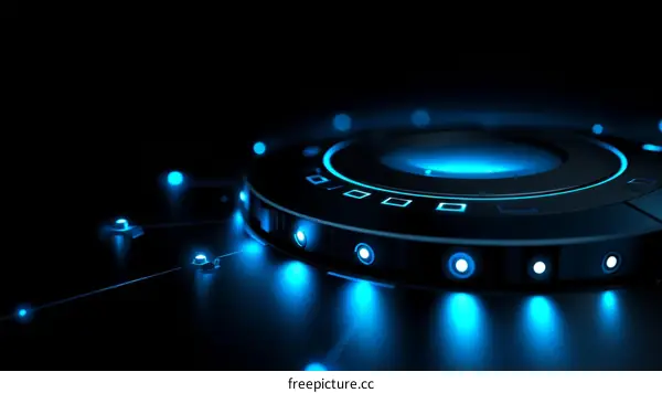 Futuristic Circular Technology Device