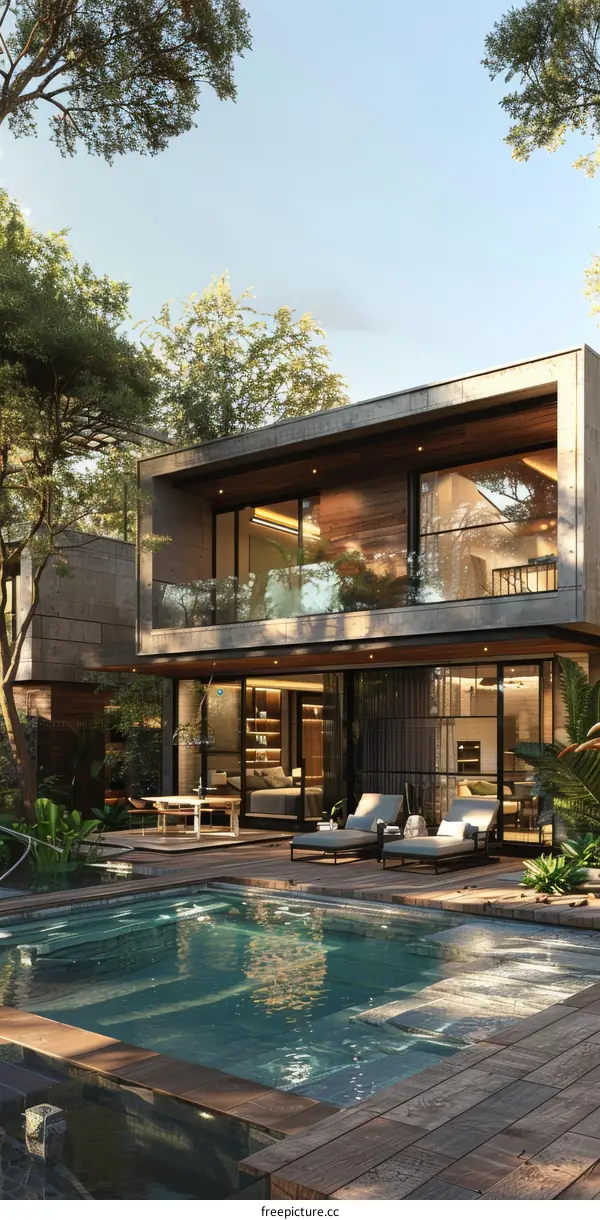 A Modern House in the Rainforest