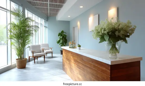 Modern Light and Airy Waiting Area
