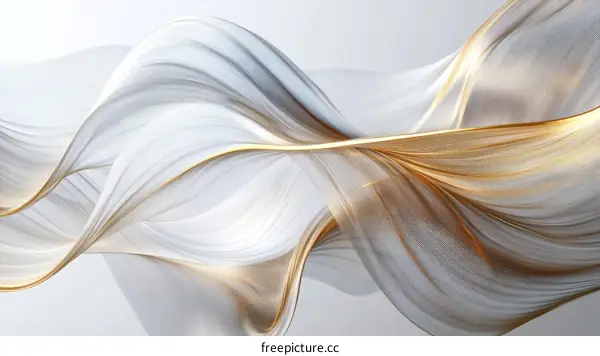Abstract Flowing Fabric Design