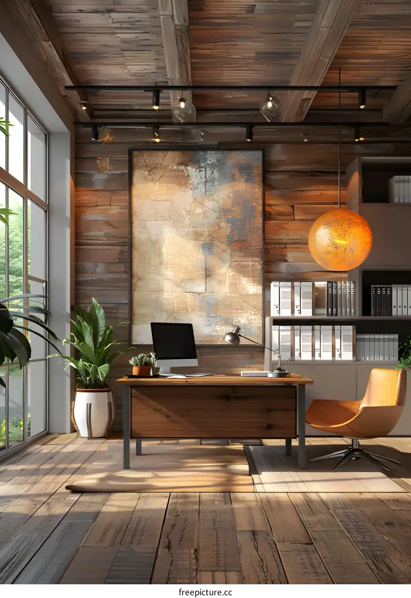 Modern home office interior design