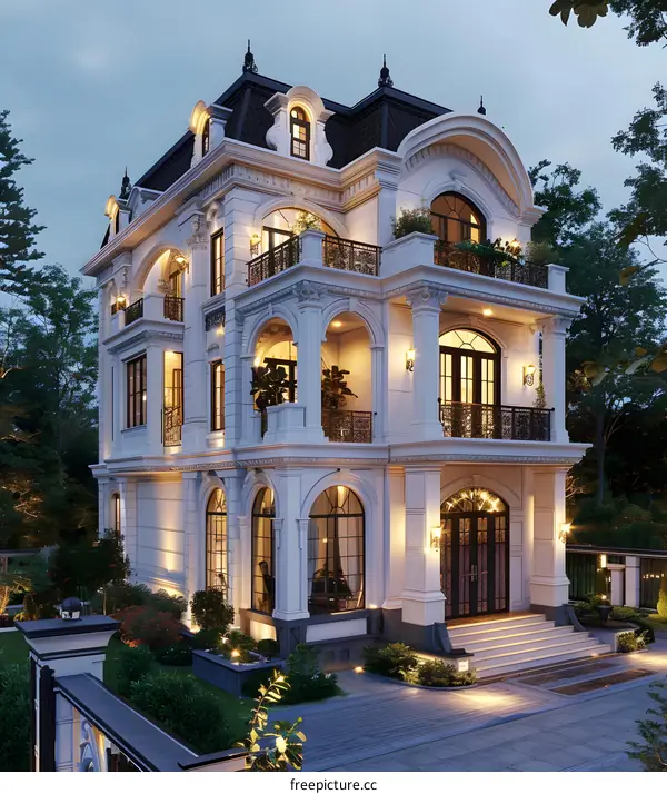 European-style villa