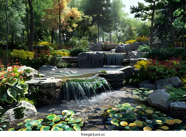 Landscape architecture design renderings