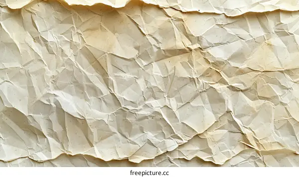 Close-up of crumpled paper texture background