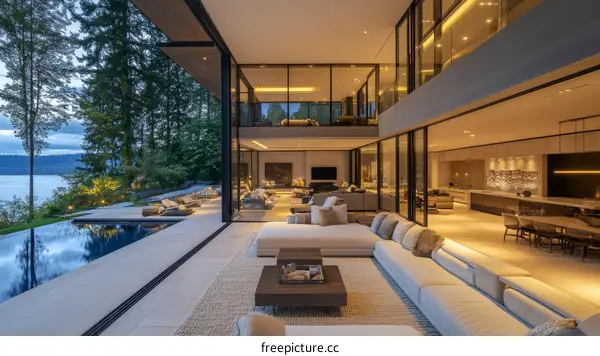 Modern Luxury Home with Stunning Water Views