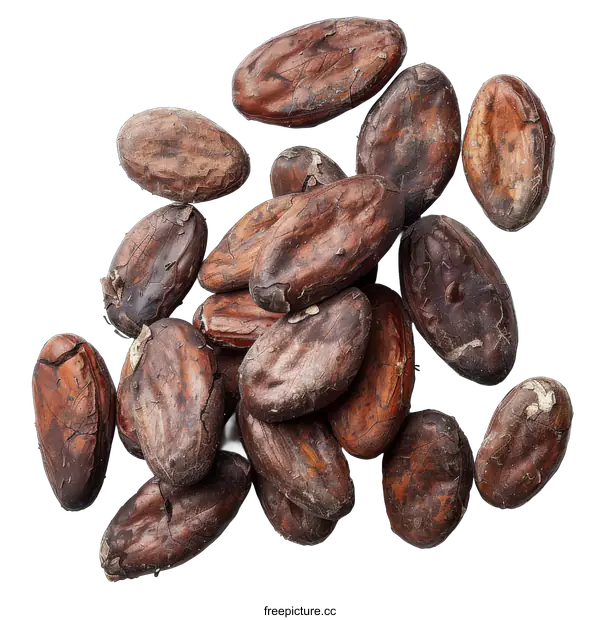[Transparent Background PNG]Cocoa Beans on transparent background