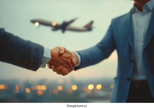 Business Deal Under The Sky