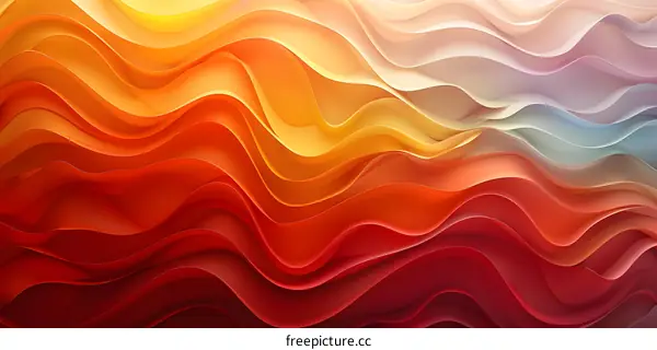 Wavy gradient background