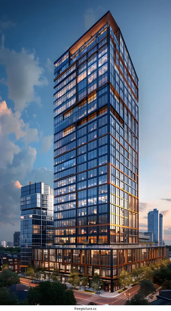 Modern Skyscraper Building Architecture Design