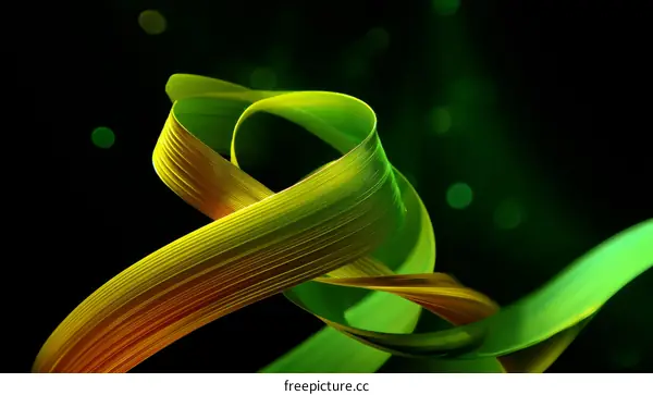 Abstract Colorful Leaf Design Illustration