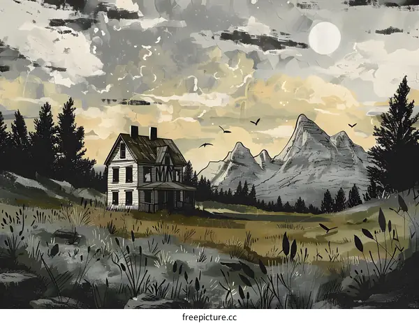Lonely House in the Mountains