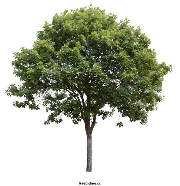 [Transparent Background PNG]Green Tree Isolated On White Background
