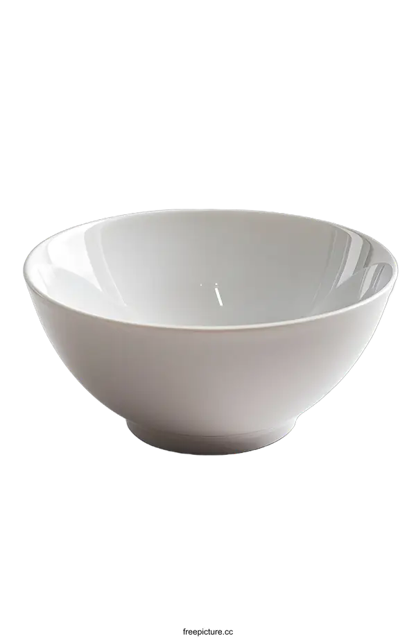 [Transparent Background PNG]An empty white bowl