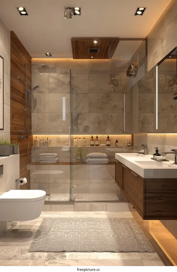Modern Elegant Bathroom Interior Design