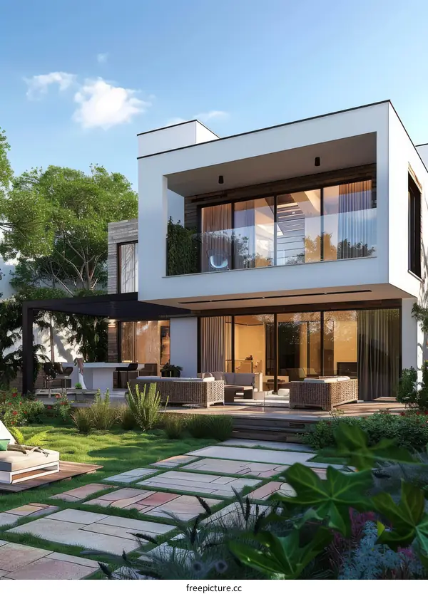 Modern architecture house