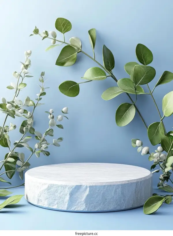 Elegant Nature Display Podium