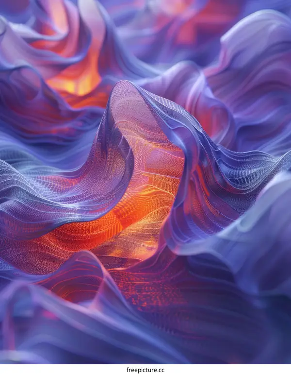Colorful abstract background with flowing shapes