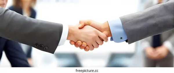 Business Handshake Agreement Deal Teamwork