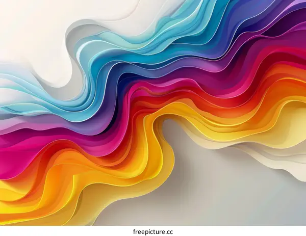 Colorful geometric waves