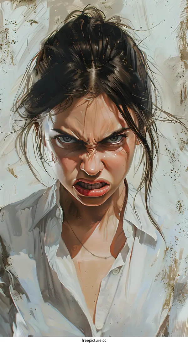Angry woman