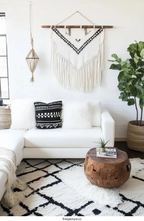 Modern Bohemian Living Room Decor