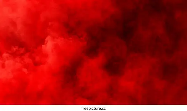 Abstract Red Smoke Background Design