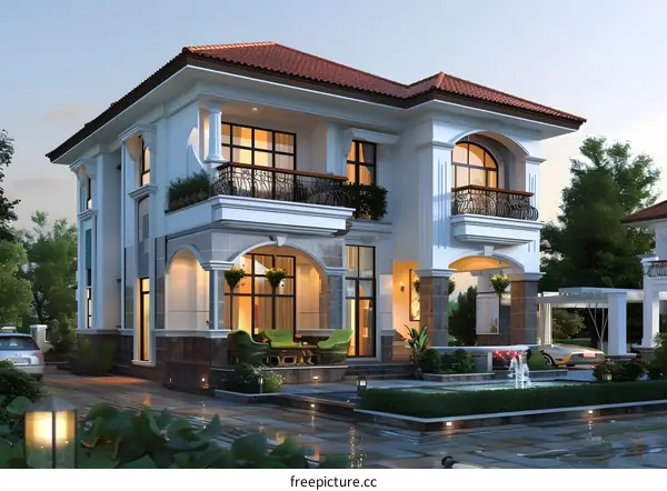 Modern style villa