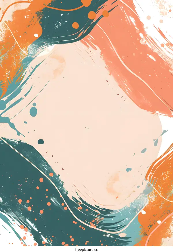 Abstract Paint Brushstroke Background