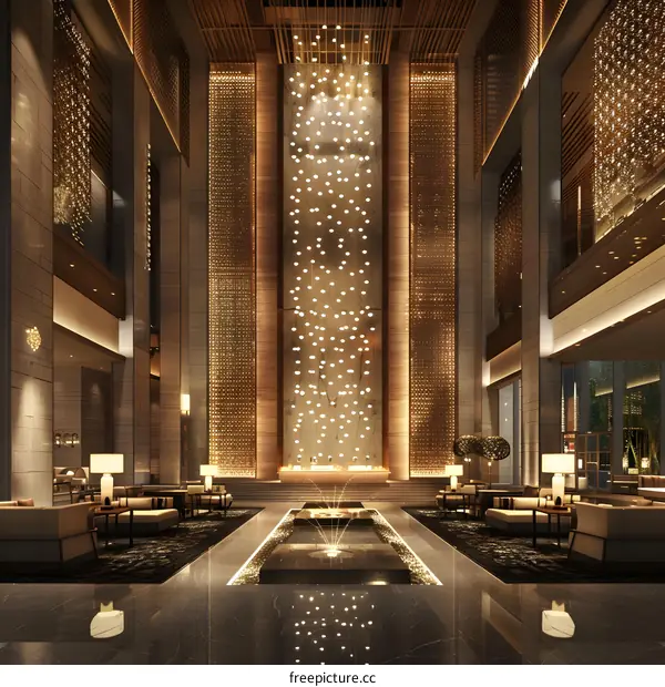 Hotel Lobby Interior