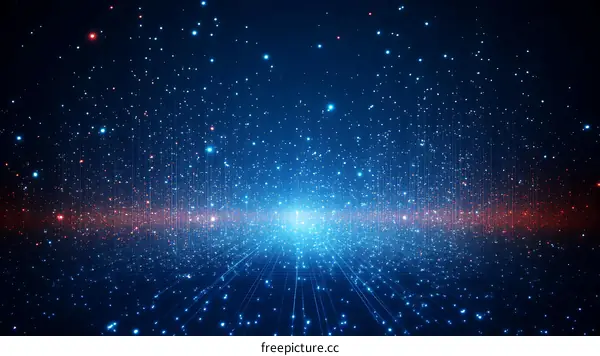 Abstract Digital Network Background