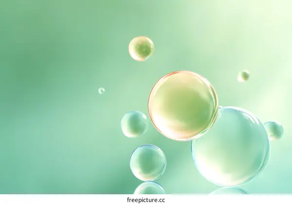 Abstract Colorful Bubbles Background Design
