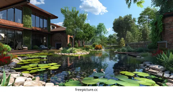 Stunning Modern Villa with Opulent Courtyard and Azure Pool