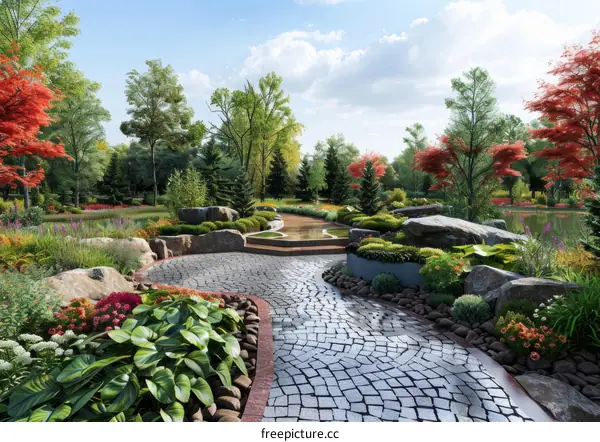 Exquisite Landscape Design Effect Image
