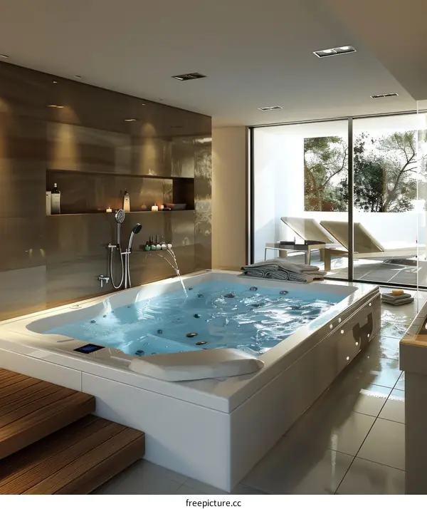 Modern Luxury Spa Bath Interior Design