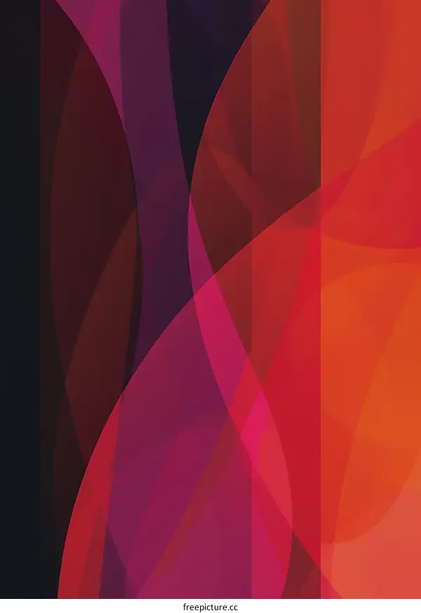 Abstract Background with Red and Black Colors