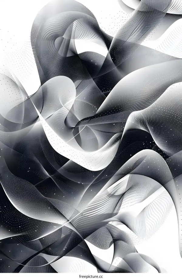 Black and white gray geometric lines