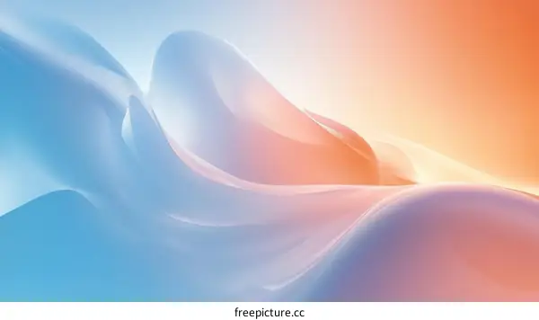 Abstract Flowing Colors Gradient Background