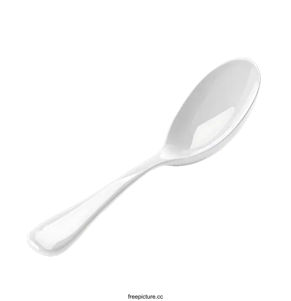 [Transparent Background PNG]White Spoon Studio Shot