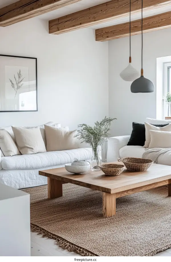 Modern Scandinavian Living Room Interior Design