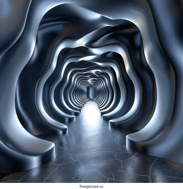 Futuristic Sci-Fi Tunnel