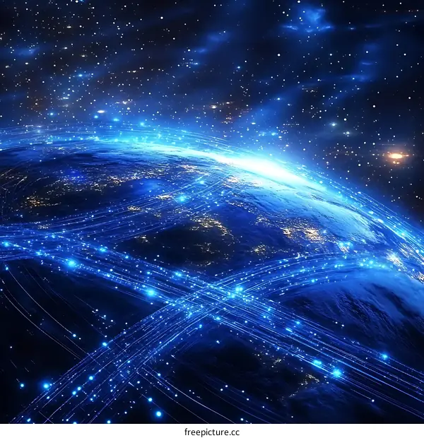 Global Network of Connections Illustrative Image